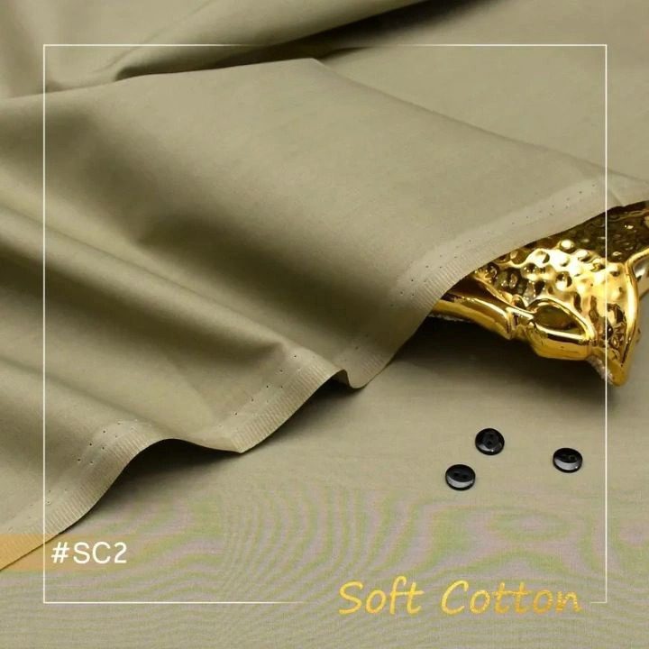 Soft Cotton Men Unstitched Suits