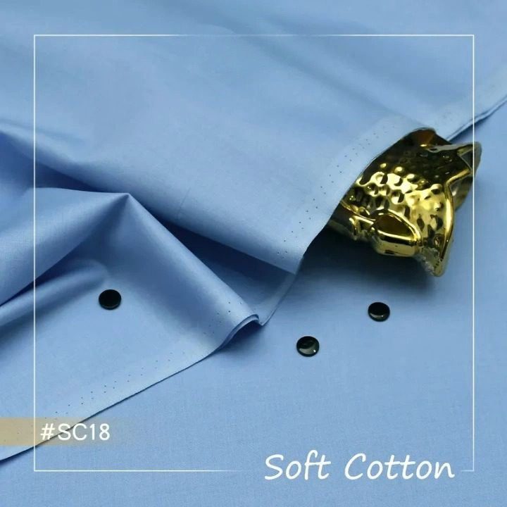 Soft Cotton Men Unstitched Suits