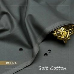 Soft Cotton Men Unstitched Suits