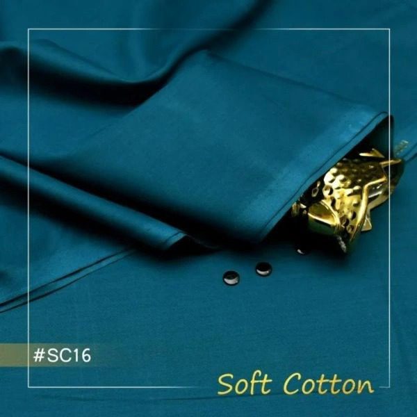 Soft Cotton Men Unstitched Suits