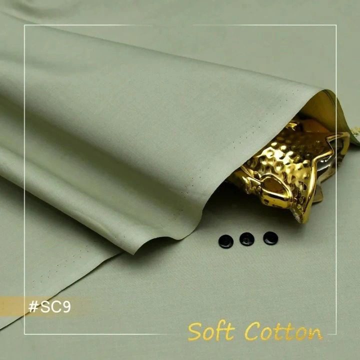 Soft Cotton Men Unstitched Suits