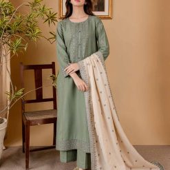 Unstitched Embroidered Lawn - 3PC