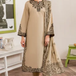 Unstitched Embroidered Lawn - 3PC