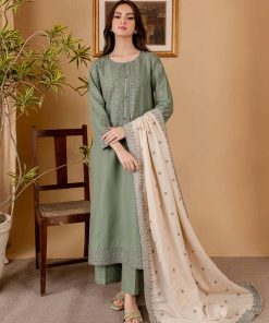 Unstitched Embroidered Lawn - 3PC