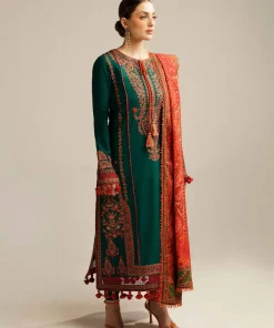 Unstitched Embroidered Lawn - 3PC