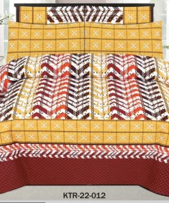 Double Bed / King Size Cotton Bedsheet 3PC