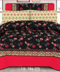 Double Bed / King Size Cotton Bedsheet 3PC