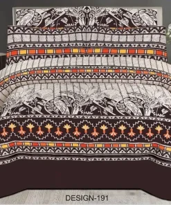 Double Bed / King Size Cotton Bedsheet 3PC