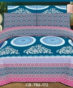 Double Bed / King Size Cotton Bedsheet 3PC