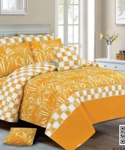 Double Bed / King Size Cotton Bedsheet 3PC