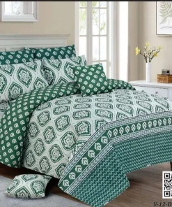 Double Bed / King Size Cotton Bedsheet 3PC