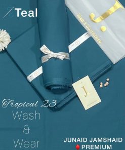 Junaid Jamshed Men Wash & Wear Unstitched Suit