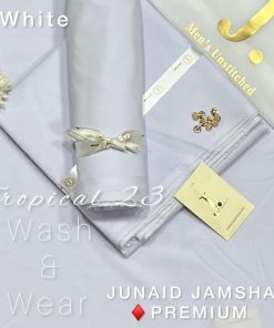 Junaid Jamshed Men Wash & Wear Unstitched Suit