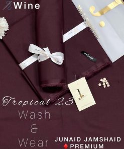 Junaid Jamshed Men Wash & Wear Unstitched Suit
