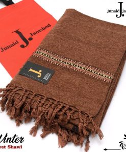 Junaid Jamshed Men Velvet Shawl