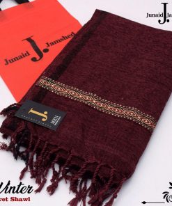 Junaid Jamshed Men Velvet Shawl