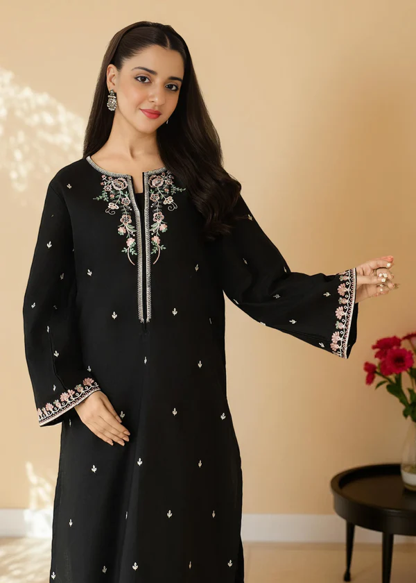 Unstitched Embroidered Lawn - 2 PC - Image 2