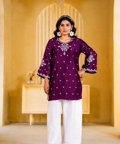Unstitched Embroidered Lawn - 2 PC