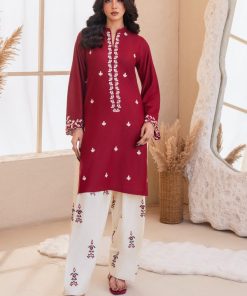 Unstitched Embroidered Lawn - 2 PC