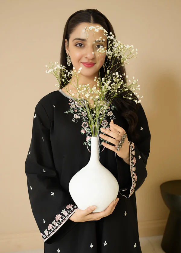 Unstitched Embroidered Lawn - 2 PC - Image 3