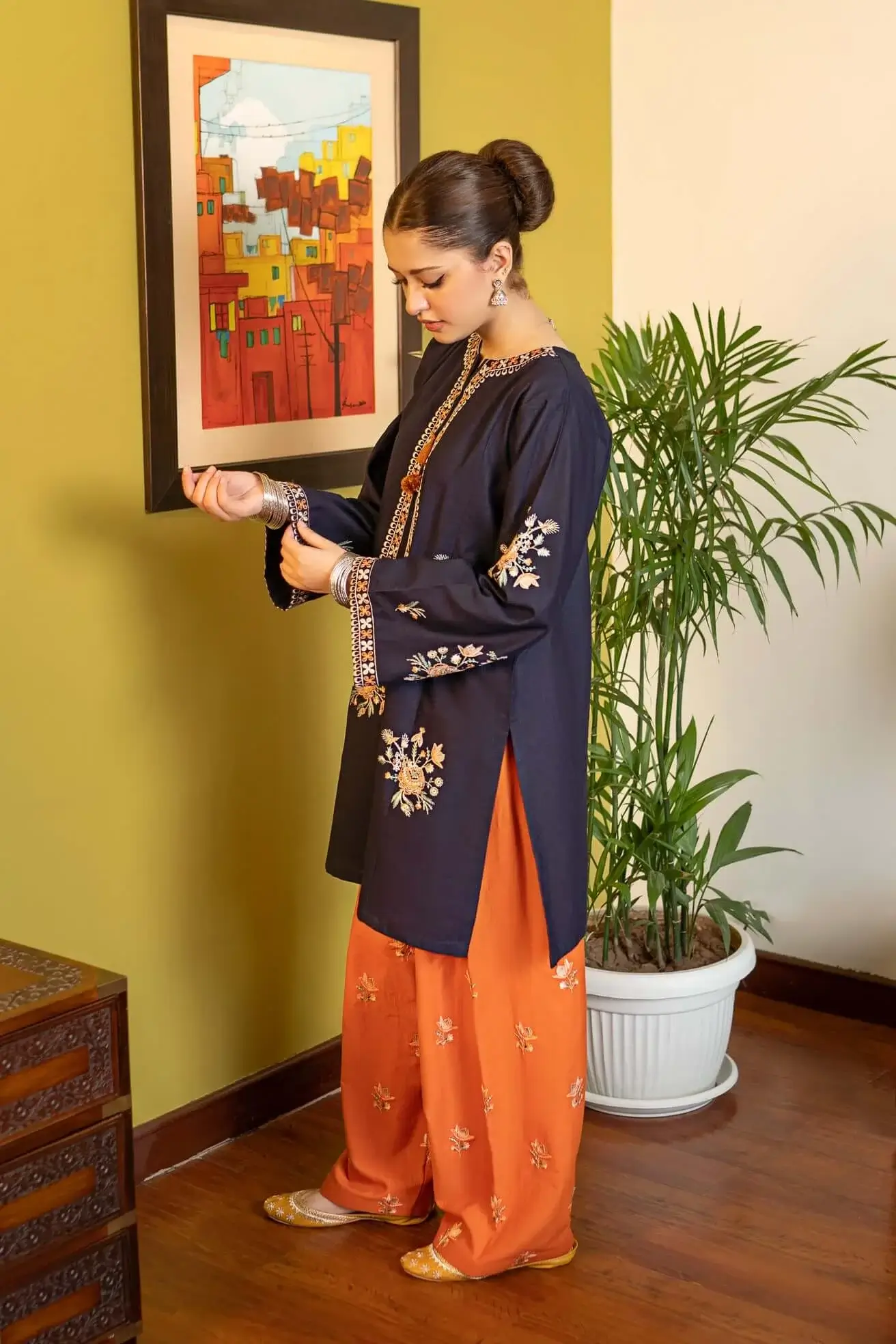 Unstitched Embroidered Lawn - 2 PC - Image 3