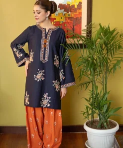 Unstitched Embroidered Lawn - 2 PC