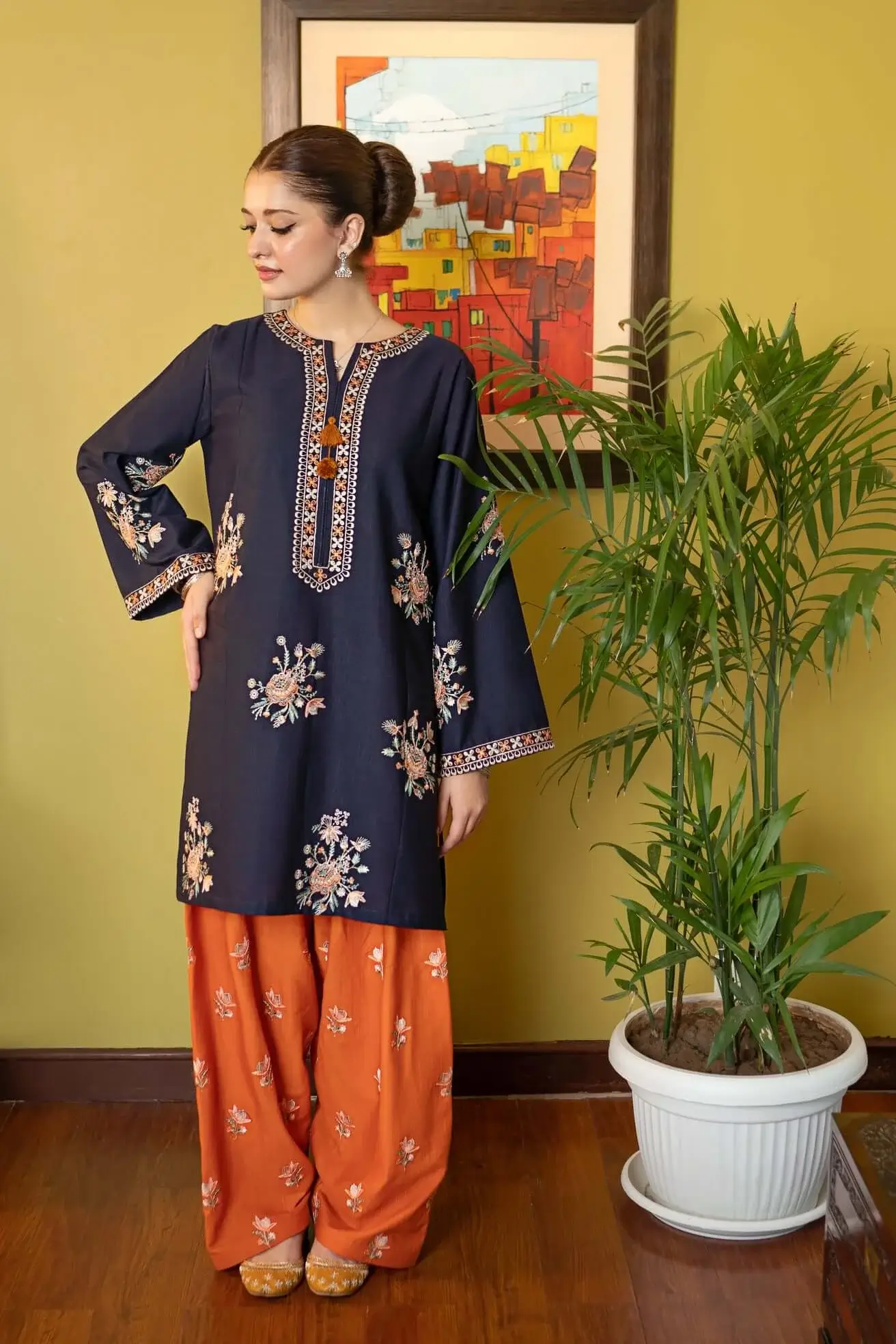 Unstitched Embroidered Lawn - 2 PC