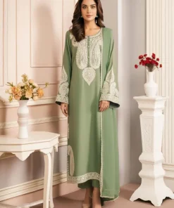 Unstitched Embroidered Lawn 3 Piece Suit