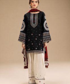 Unstitched Embroidered Lawn 3 Piece Suit
