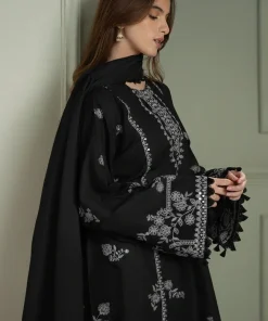 Unstitched Embroidered Lawn 3 Piece Suit - Image 2