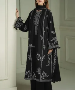 Unstitched Embroidered Lawn 3 Piece Suit