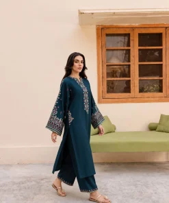 Unstitched Embroidered Dhanak - 2 PC - Image 2