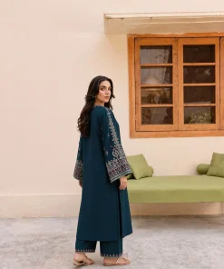 Unstitched Embroidered Dhanak - 2 PC - Image 3