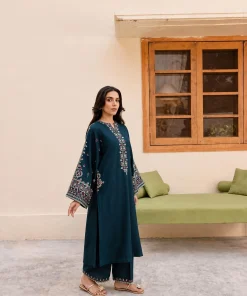 Unstitched Embroidered Dhanak - 2 PC