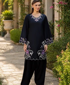 Unstitched Embroidered Dhanak - 2 PC