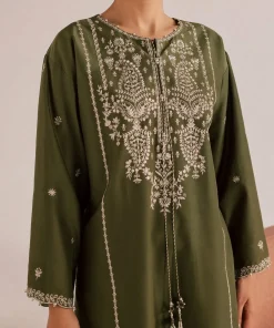 Unstitched Embroidered Dhanak - 2 PC - Image 2