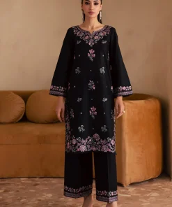 Unstitched Embroidered Dhanak - 2 PC