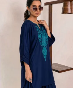 Unstitched Embroidered Dhanak - 2 PC - Image 3