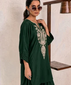 Unstitched Embroidered Dhanak - 2 PC
