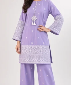 Unstitched Embroidered Dhanak - 2 PC