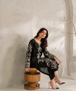 Unstitched Embroidered Dhanak - 2 PC - Image 2
