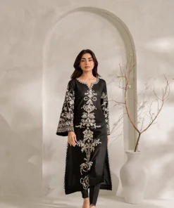 Unstitched Embroidered Dhanak - 2 PC - Image 3