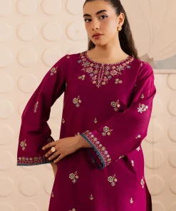 Unstitched Embroidered Dhanak - 2 PC - Image 3