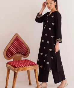 Unstitched Embroidered Dhanak - 2 PC - Image 3