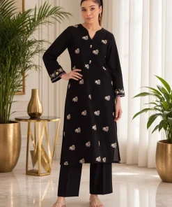 Unstitched Embroidered Dhanak - 2 PC