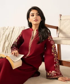 Unstitched Embroidered Dhanak - 2 PC - Image 3