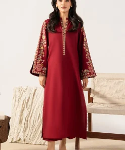 Unstitched Embroidered Dhanak - 2 PC