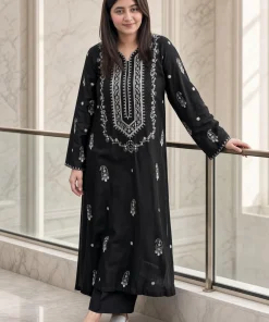 Unstitched Embroidered Dhanak - 2 PC